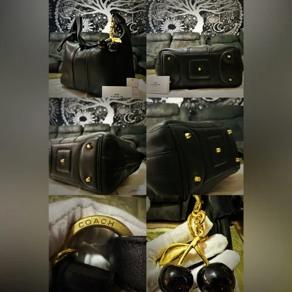 Vintage Y2K Coach Black soft Leather hobo shoulder bag 2001 years ❌70% OFF SALE❌ - Picture 17 of 17